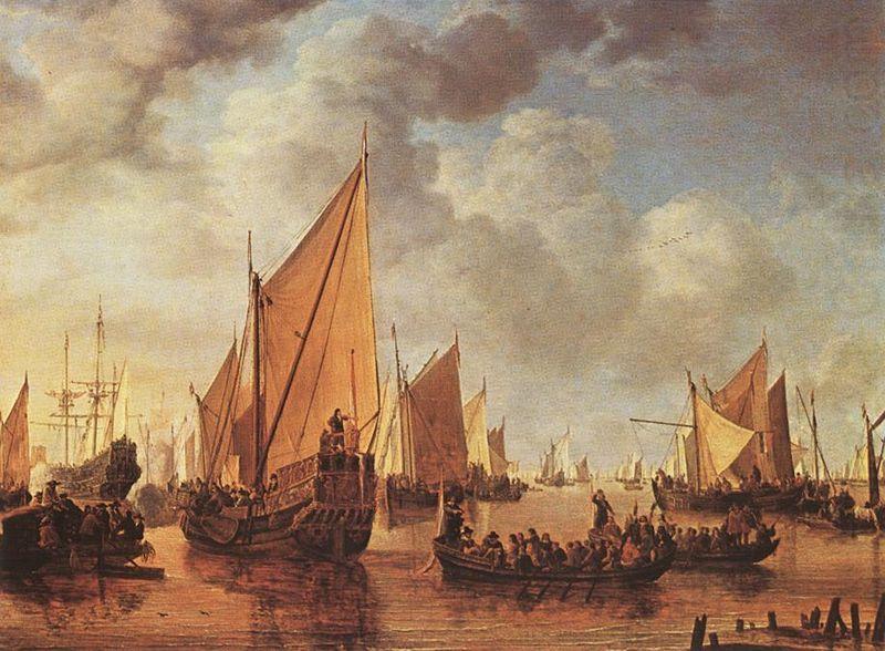 Simon de Vlieger Visit of Frederick Hendriks II china oil painting image